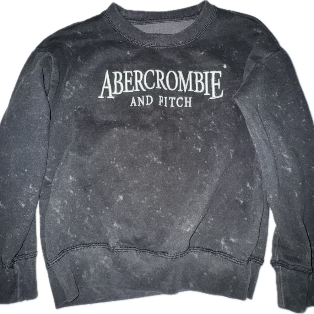 Abercrombie kids gray logo sweatshirt size‎ 7/8